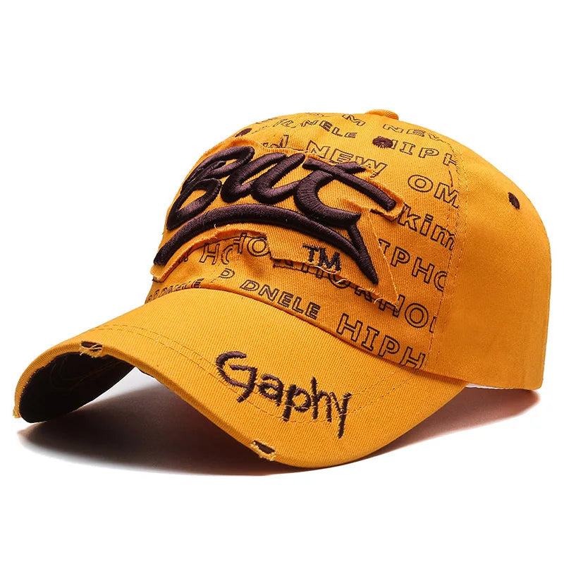 Bat Gaphy Cotton Baseball Cap