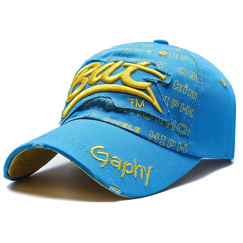 Bat Gaphy Cotton Baseball Cap