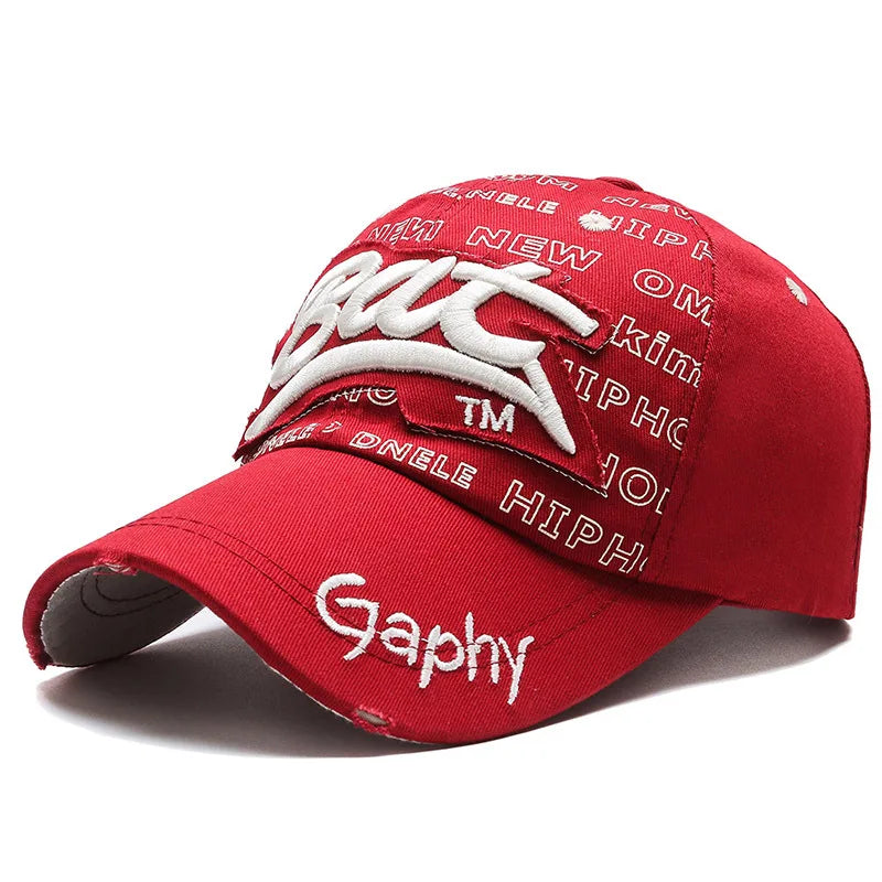 Bat Gaphy Cotton Baseball Cap