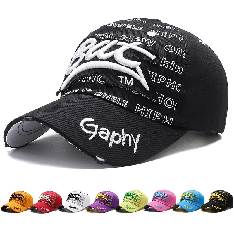 Bat Gaphy Cotton Baseball Cap