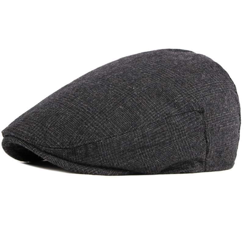 Baxley Plaid Cotton Flat Cap