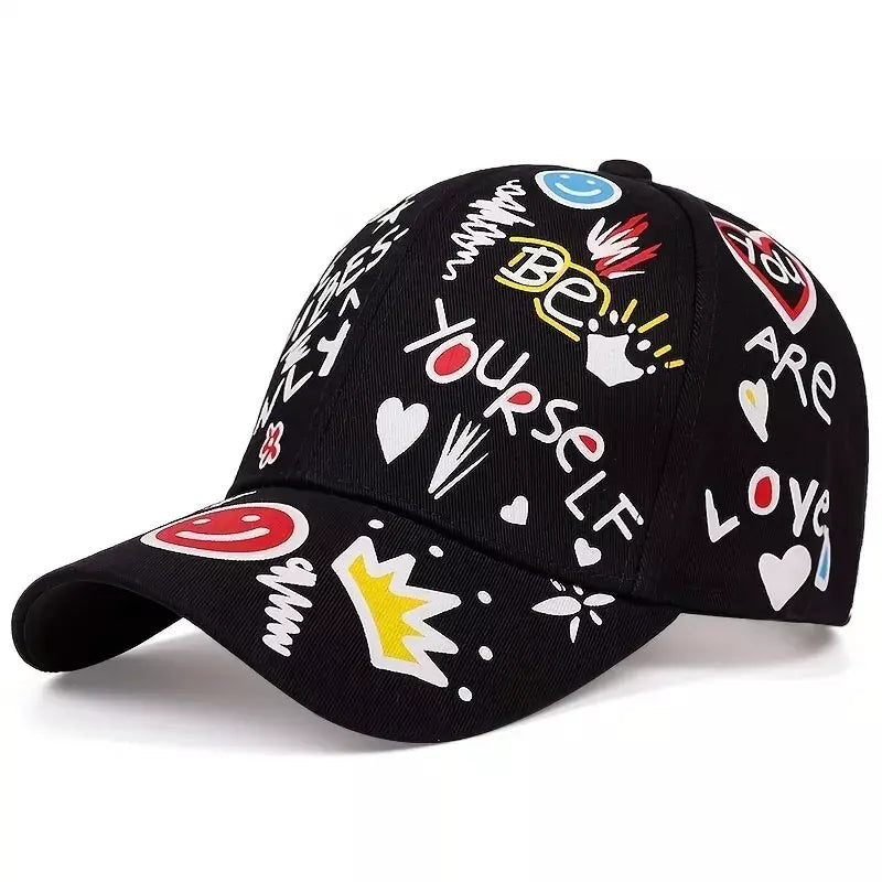 Be Yourself Graffiti Baseball Cap
