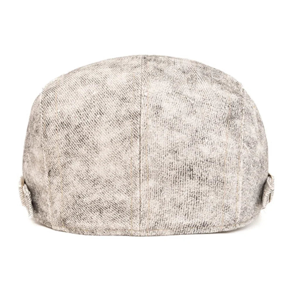 Begbie Stained Cotton Flat Cap