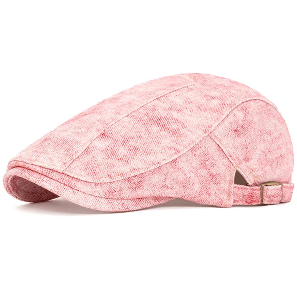 Begbie Stained Cotton Flat Cap
