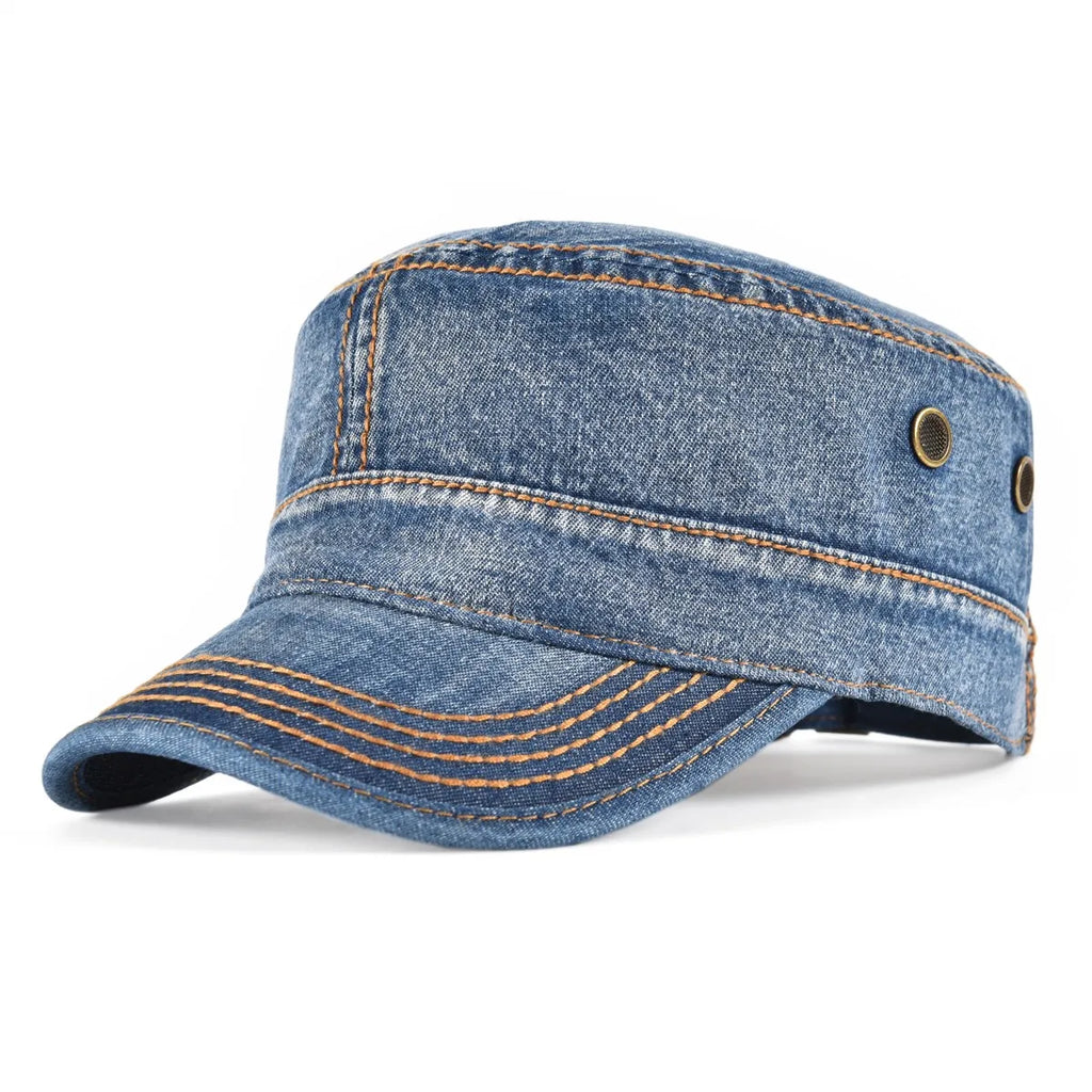 Belfast Denim Adjustable Army Cap