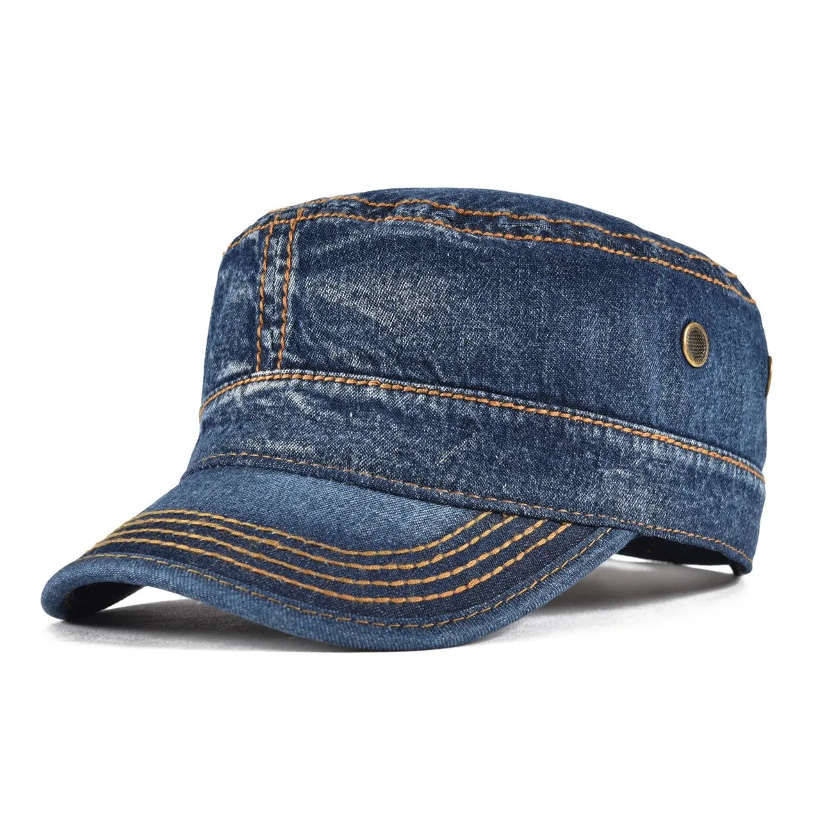 Belfast Denim Adjustable Army Cap