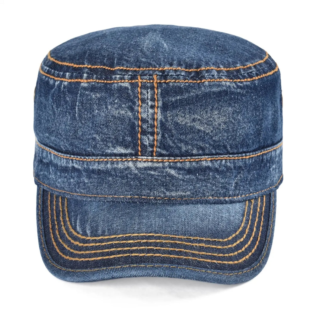 Belfast Denim Adjustable Army Cap