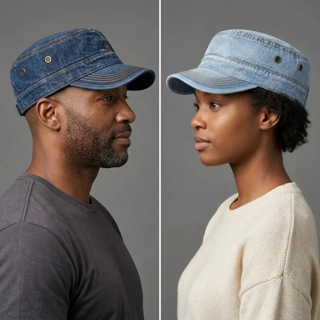 Belfast Denim Adjustable Army Cap