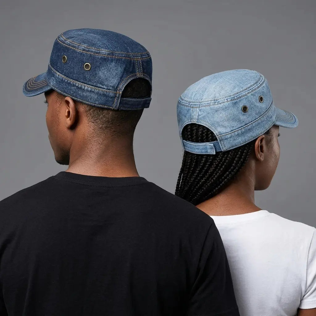Belfast Denim Adjustable Army Cap