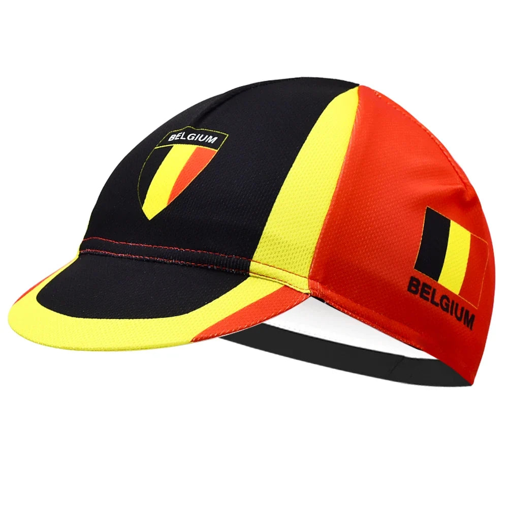 Belgium Flag Cycling Cap