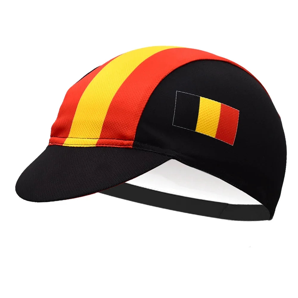 Belgium Flag Cycling Cap