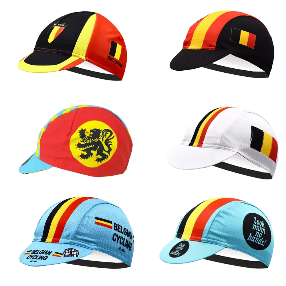 Belgium Flag Cycling Cap