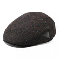 Bellevue Herringbone Wool Flat Cap
