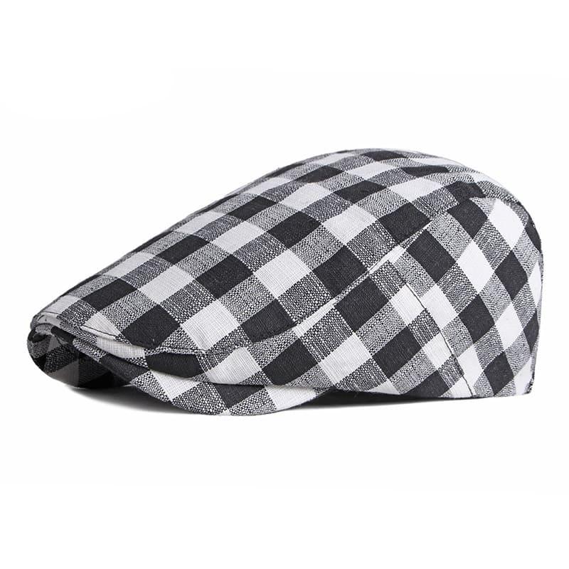 Berck Plaid Cotton Flat Cap