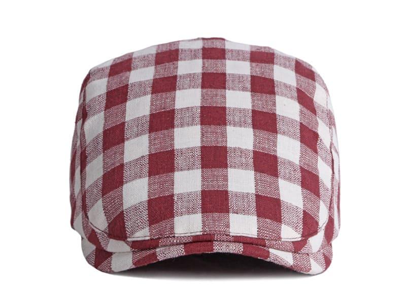 Berck Plaid Cotton Flat Cap
