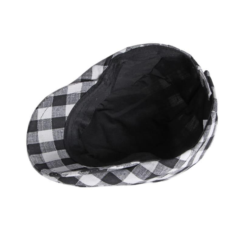 Berck Plaid Cotton Flat Cap