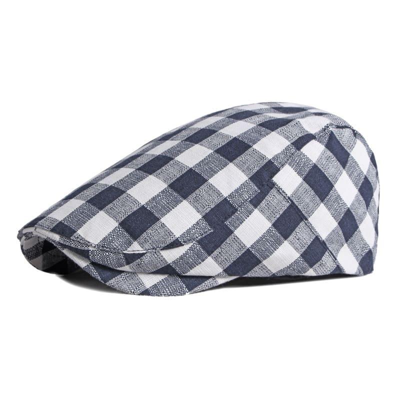 Berck Plaid Cotton Flat Cap
