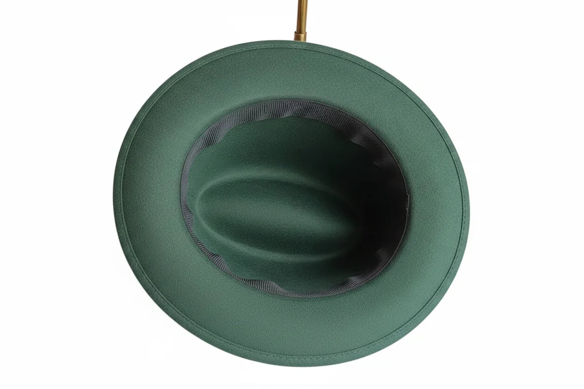 Bergerac Feathers Cotton Fedora Hat
