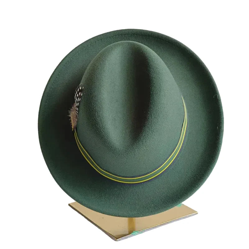 Bergerac Feathers Cotton Fedora Hat