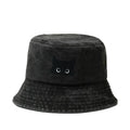 Black Cat Washed Cotton Bucket Hat