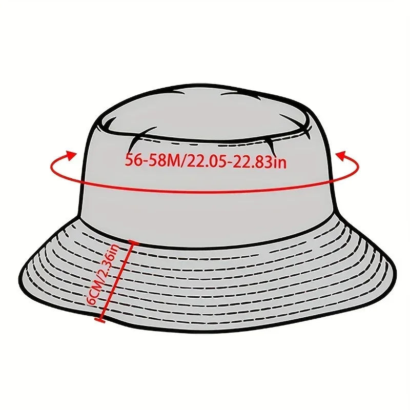 Black Cat Washed Cotton Bucket Hat