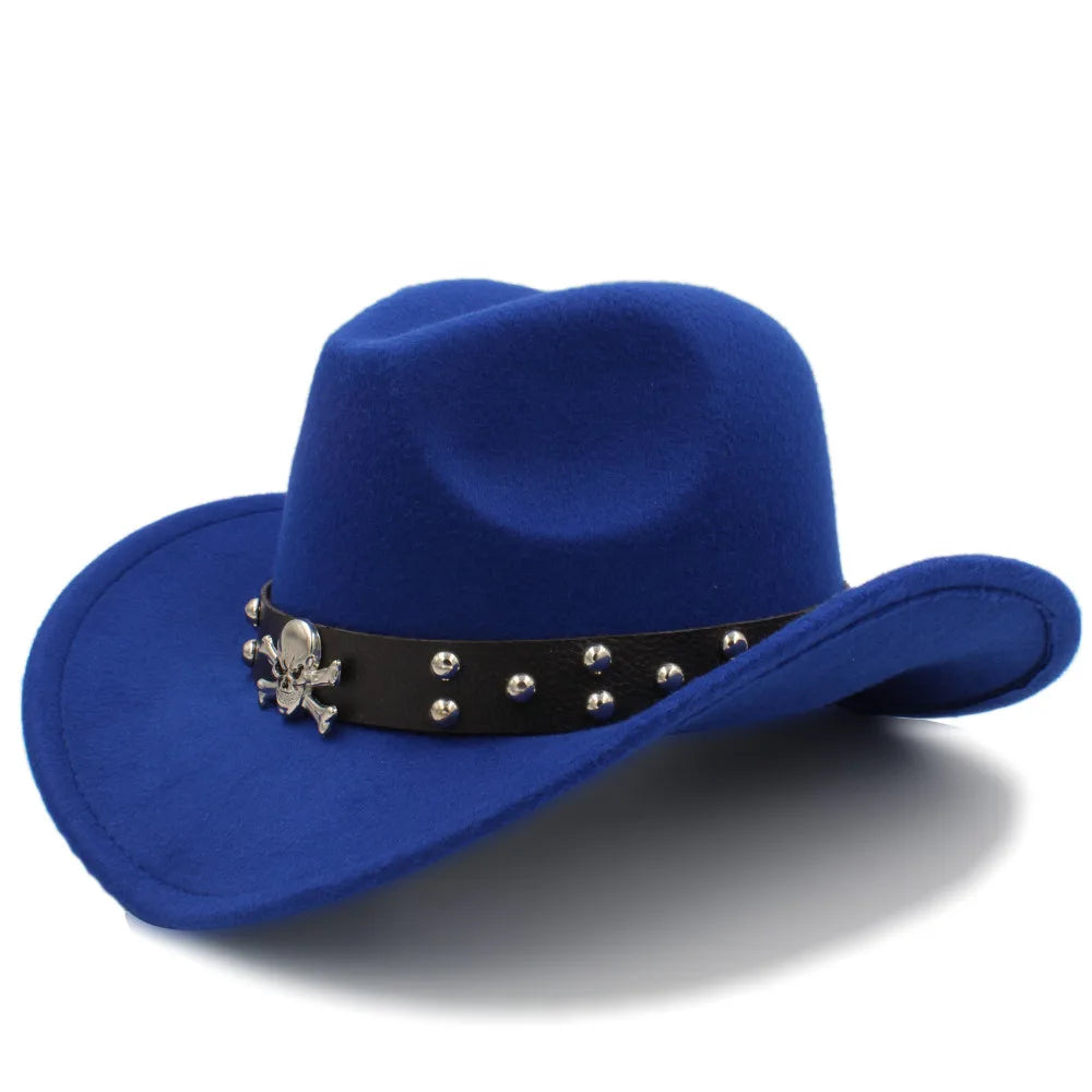 Black Pearl Wool Cowboy Hat