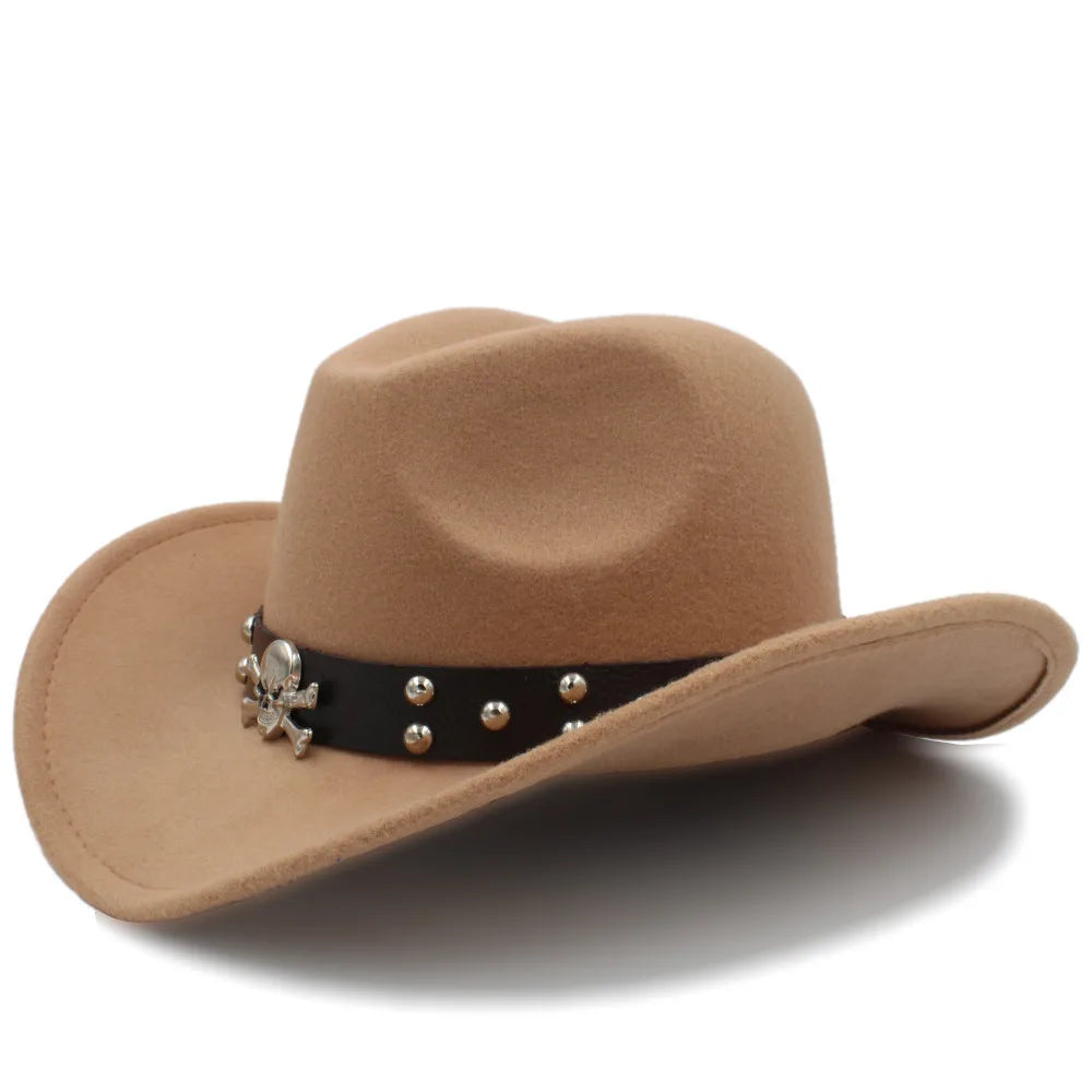 Black Pearl Wool Cowboy Hat