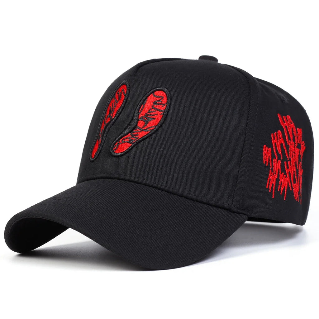 Bloodstained Footprints Baseball Cap
