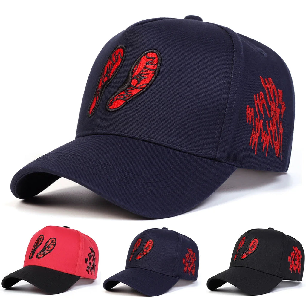 Bloodstained Footprints Baseball Cap
