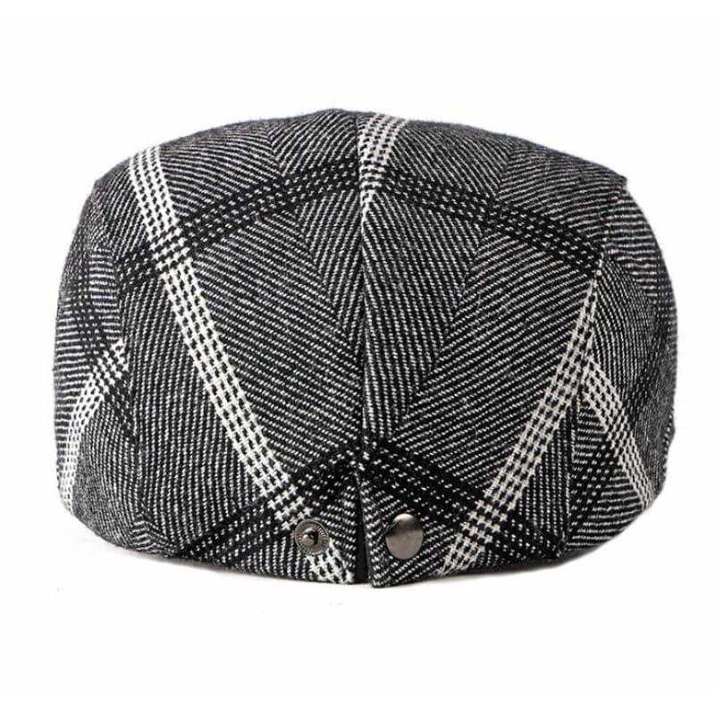Bloomsbury Tartan Wool Flat Cap
