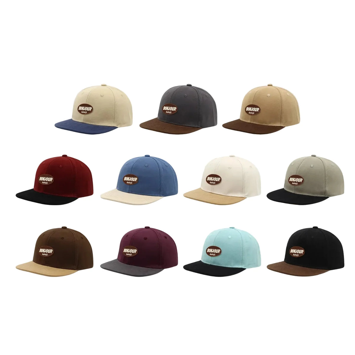 Bonjour Kids 6-Panels Baseball Cap