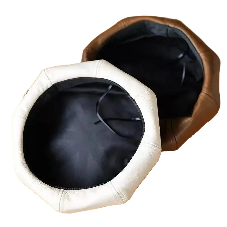 Bonnet Women's Leather Beret