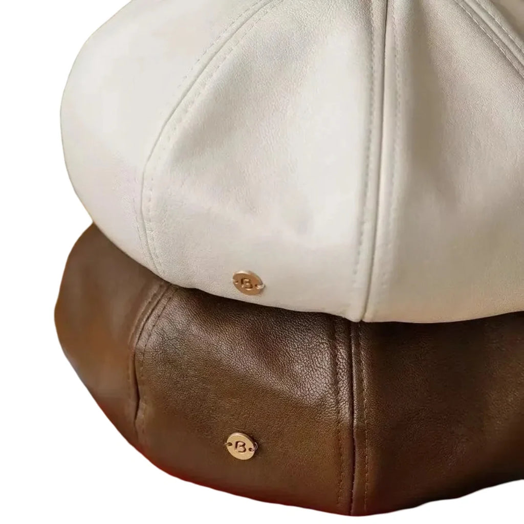 Bonnet Women's Leather Beret