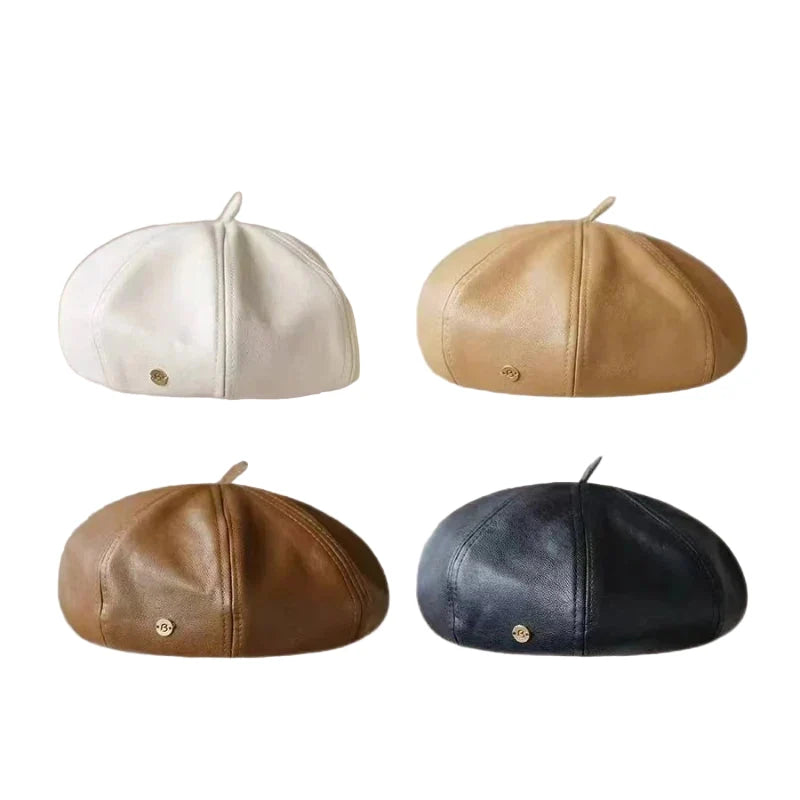 Bonnet Women's Leather Beret