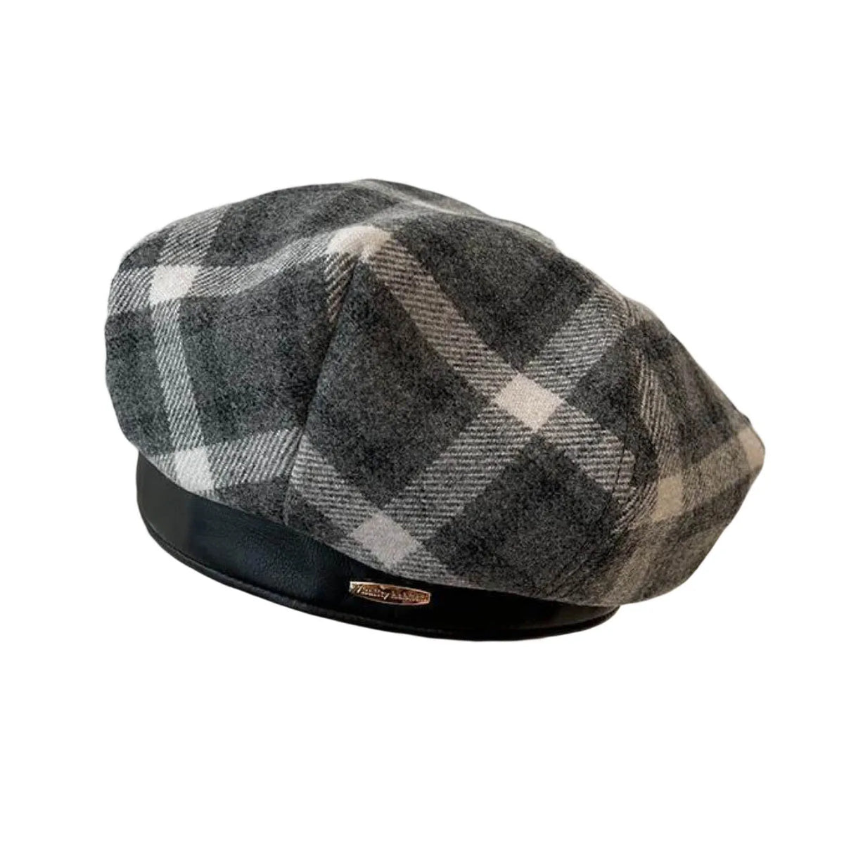 Bordeaux Women's Tartan Cotton Beret