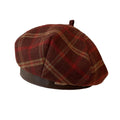 Bordeaux Women's Tartan Cotton Beret