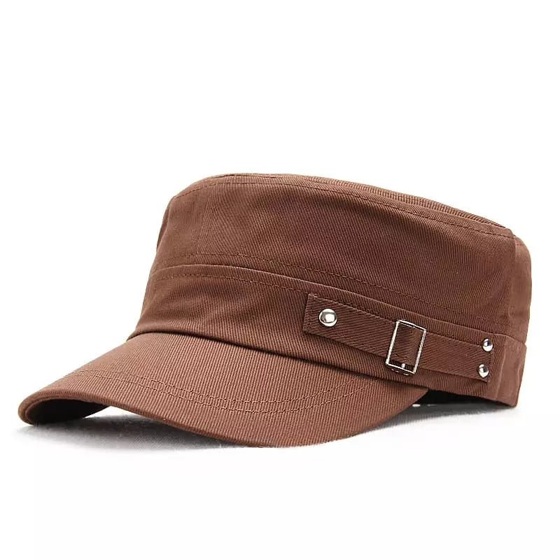 Bordeaux Cotton Army Cap