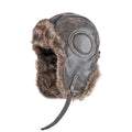Borisov Winter Fur Leather Bomber Hat