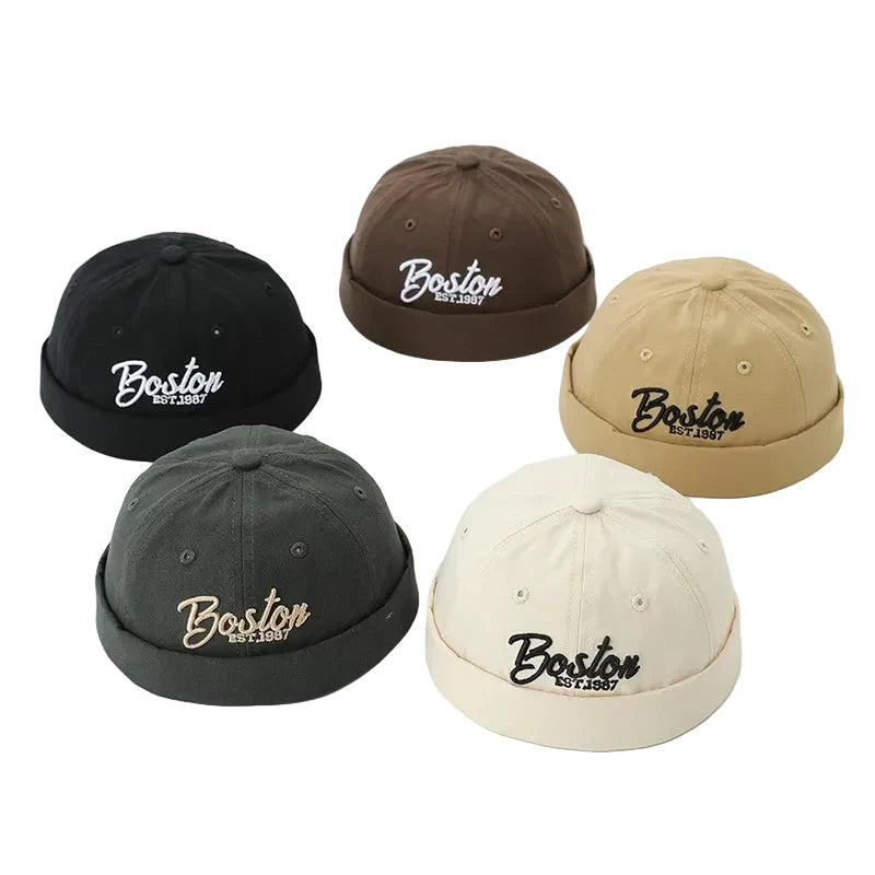 Boston 1987 Kids Brimless Docker Cap