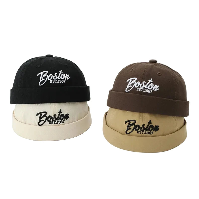 Boston 1987 Kids Brimless Docker Cap