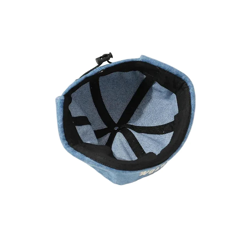 Boston Kids Denim Brimless 6-Panels Docker Cap