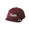 Boston Kids Leopard Print Short Brim Baseball Cap