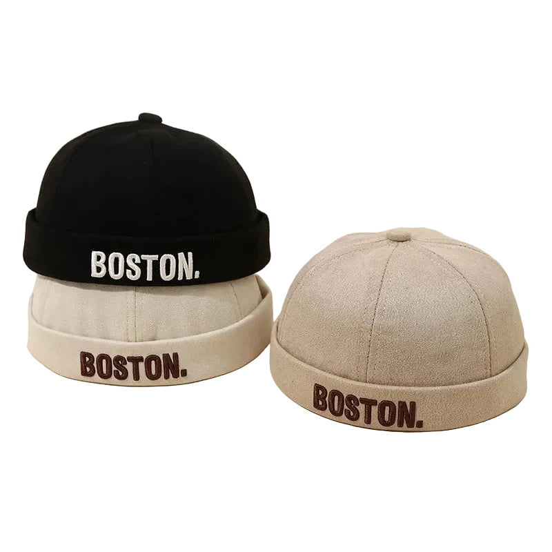Boston Kids Cotton 6-Panels Docker Cap