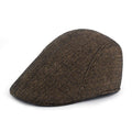 Boston Retro Herringbone Duckbill Flat Cap