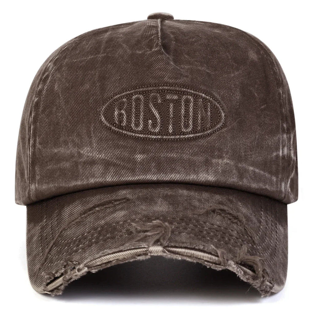 Boston Sinuga Adjustable Ripped Baseball Cap