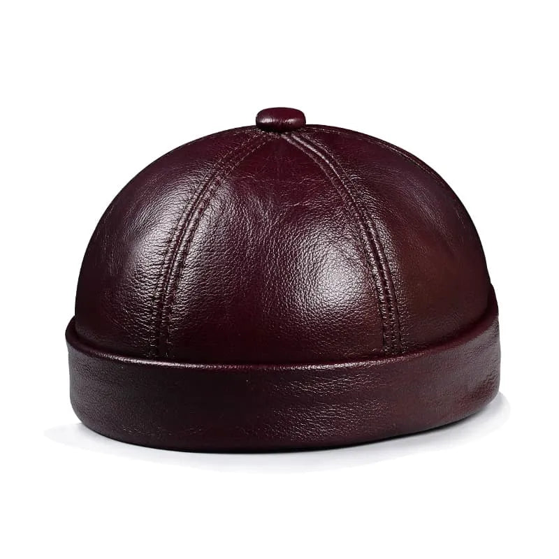 Boston Genuine Leather Docker Cap