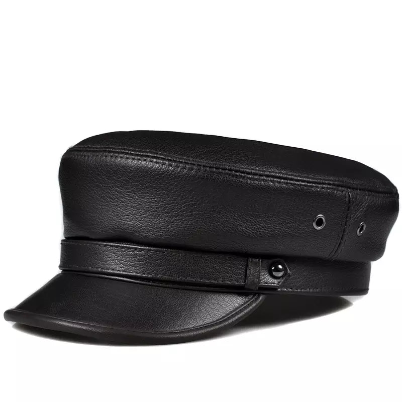 Bouillon Genuine Leather Sailor Cap