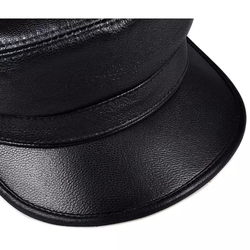 Bouillon Genuine Leather Sailor Cap