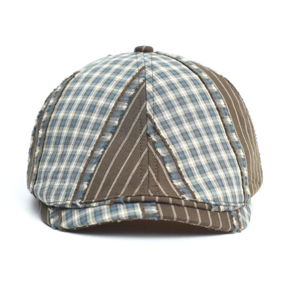 Boulogne Patchwork Gatsby Cap