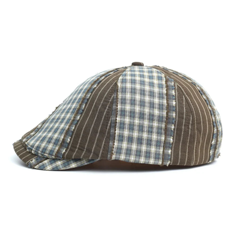 Boulogne Patchwork Gatsby Cap